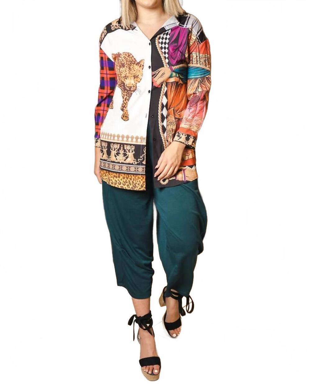 NEW SJ STYLE jungle fanatic top in multicolor
